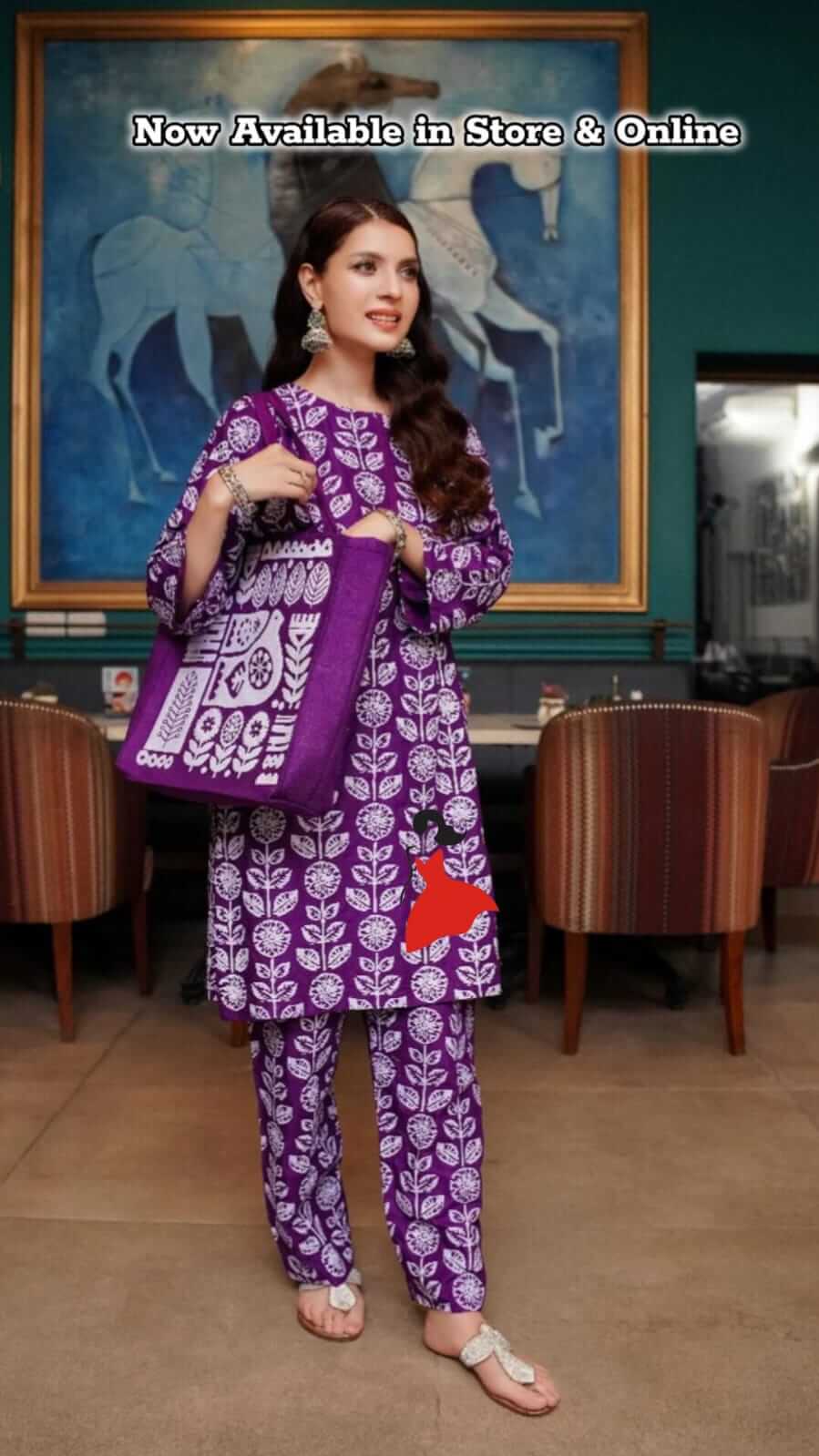 Hand Bags with 2p suit