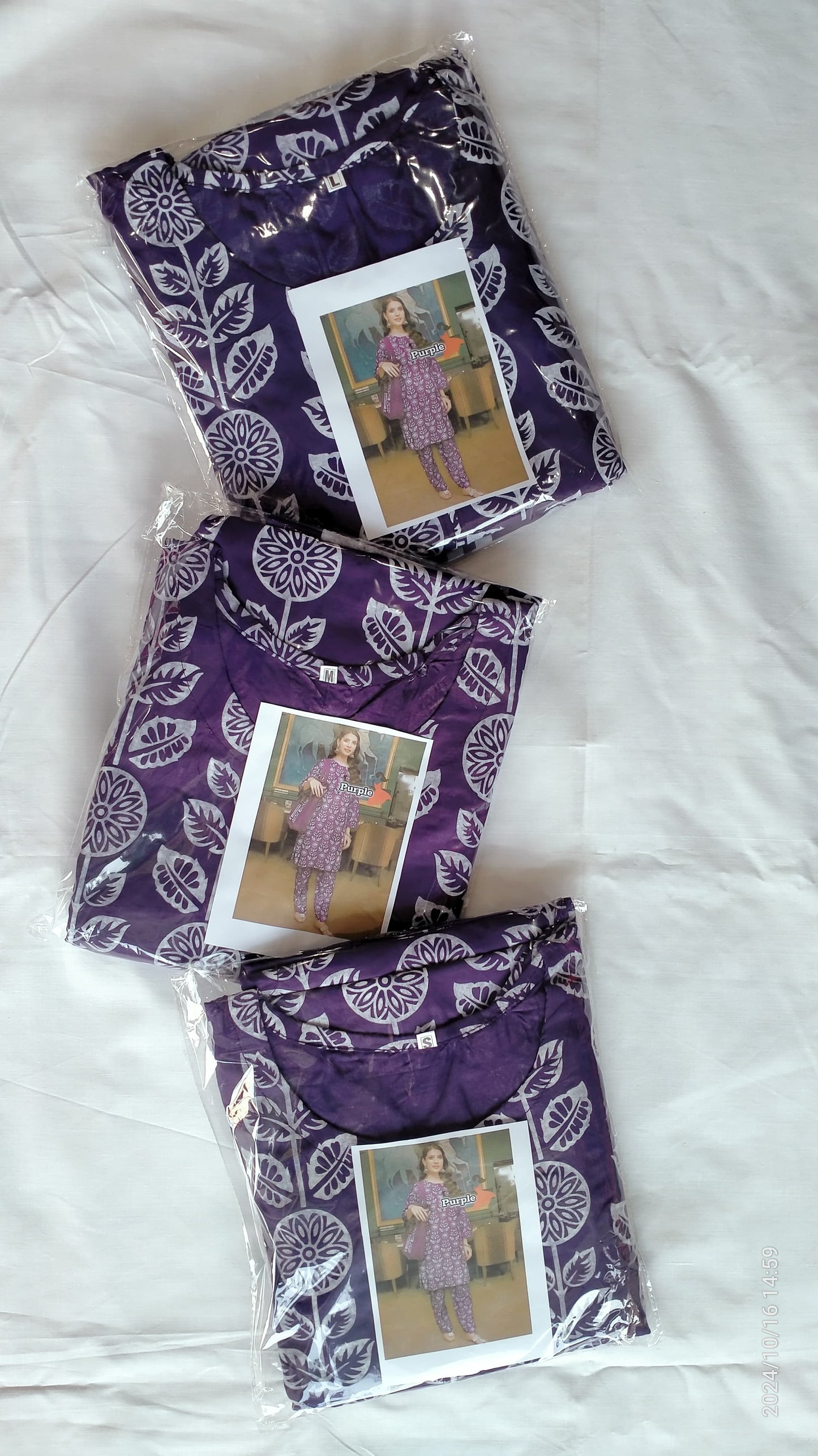 Hand Bags with 2p suit