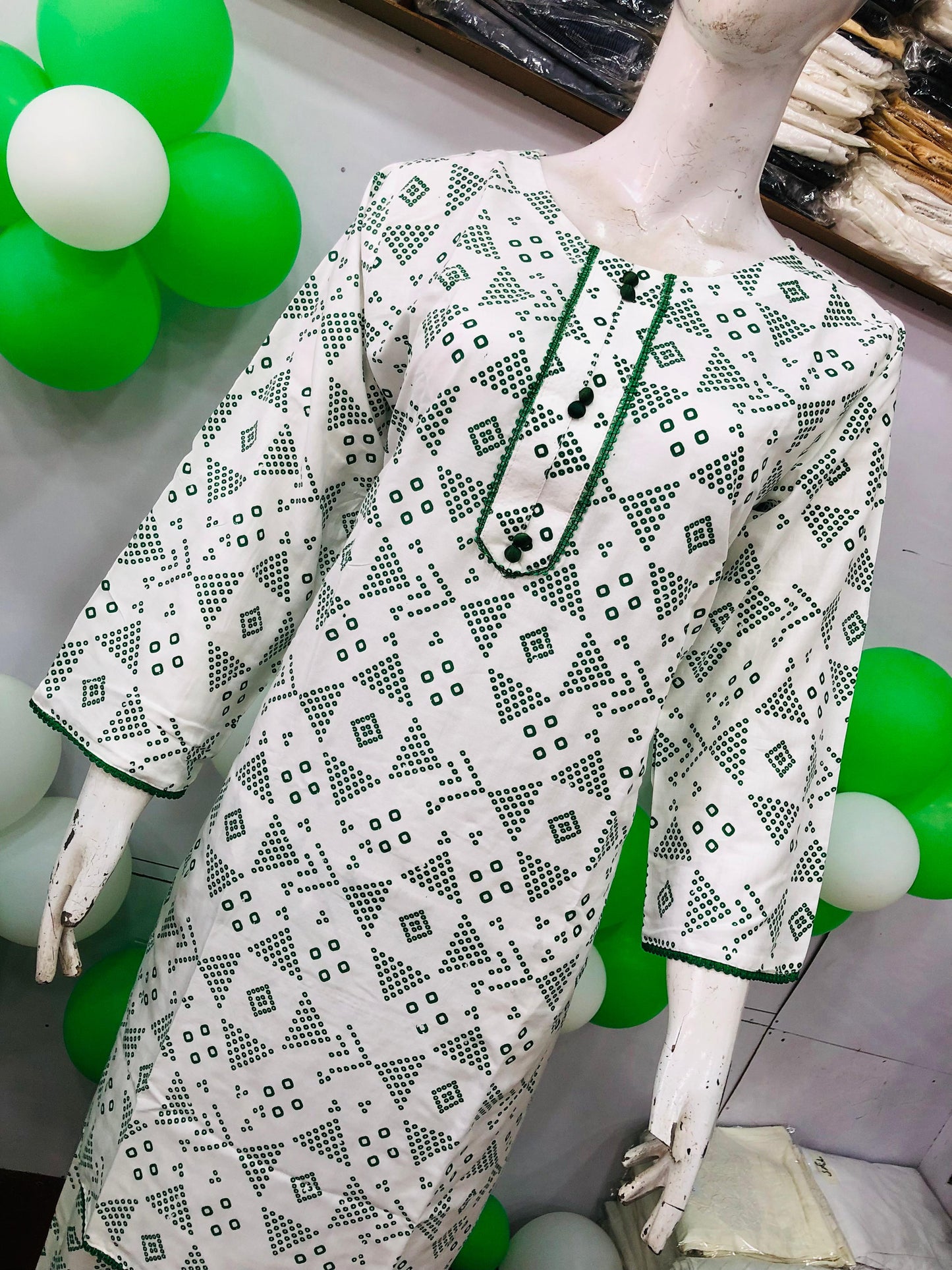AZADI SALE SUMMER LINEN 2 PIECE ( Plant )