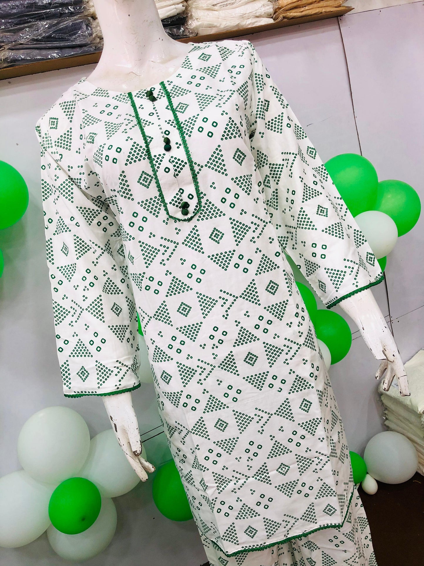 AZADI SALE SUMMER LINEN 2 PIECE ( Plant )