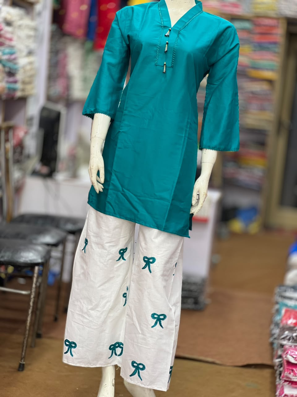 Lawn Cotton STICHED Embroidered 3-Piece Suit