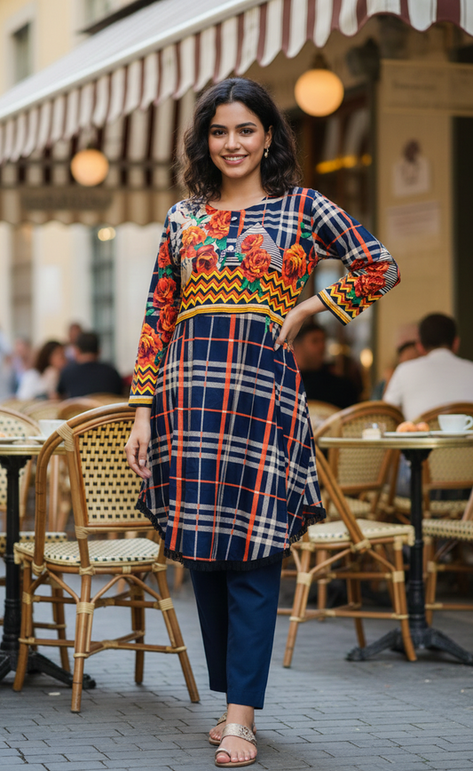 Stitched Classic Linen 2-Piece Outfit (97)