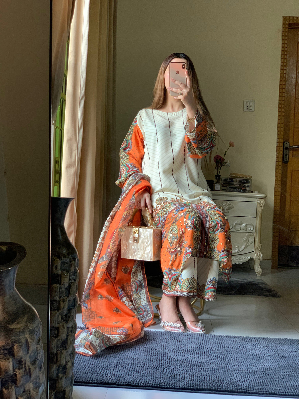Zara Signature Premium Silky Lawn – Long-Length 3-Piece Set