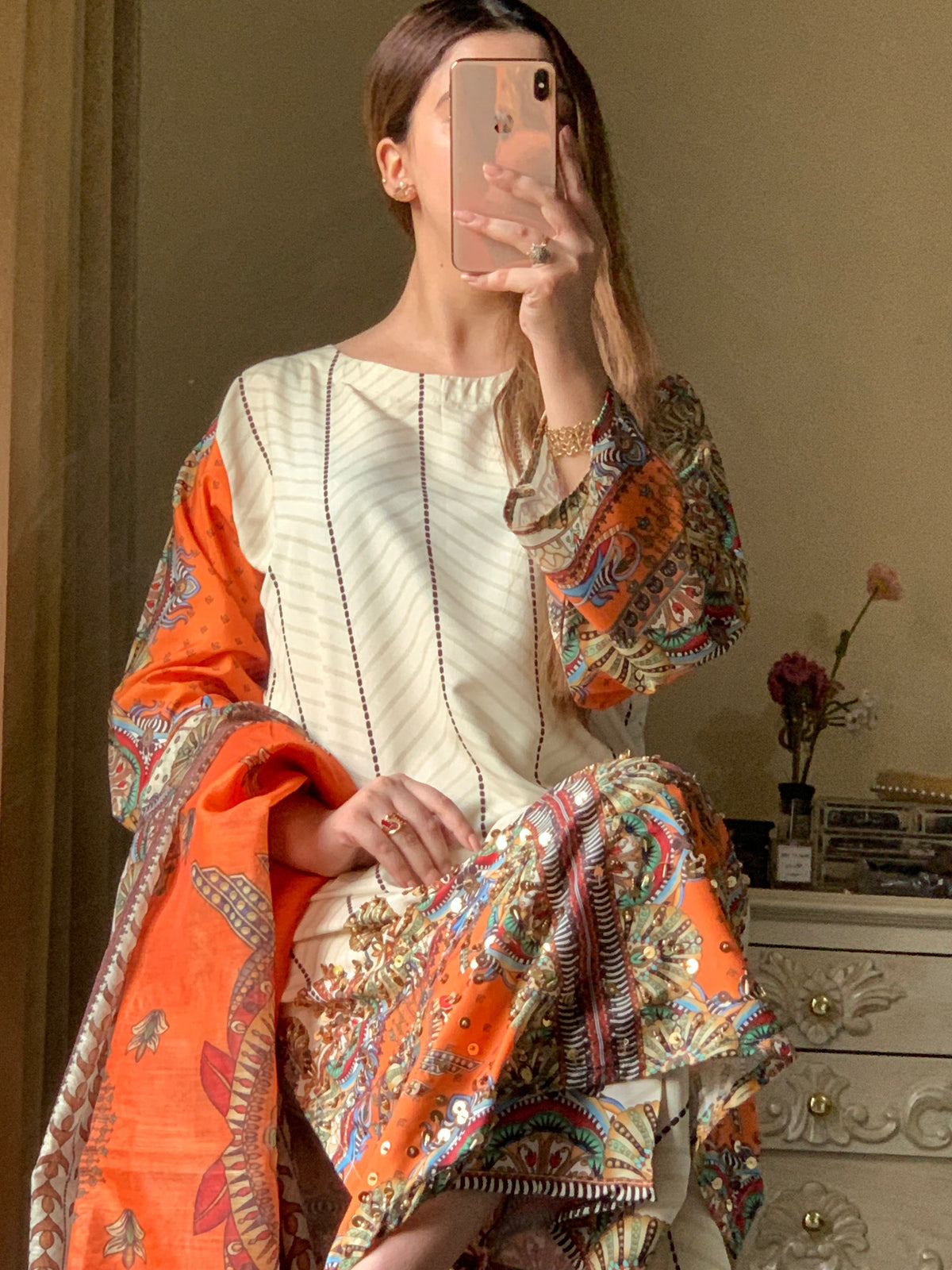 Zara Signature Premium Silky Lawn – Long-Length 3-Piece Set