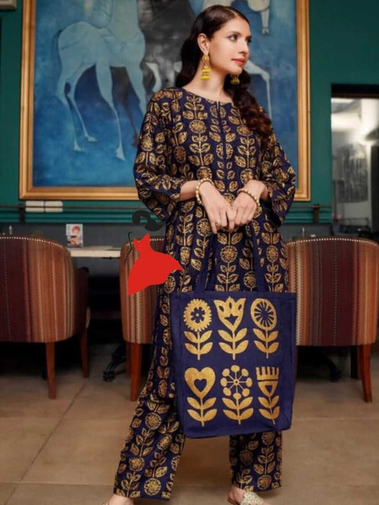 Hand Bags with 2p suit