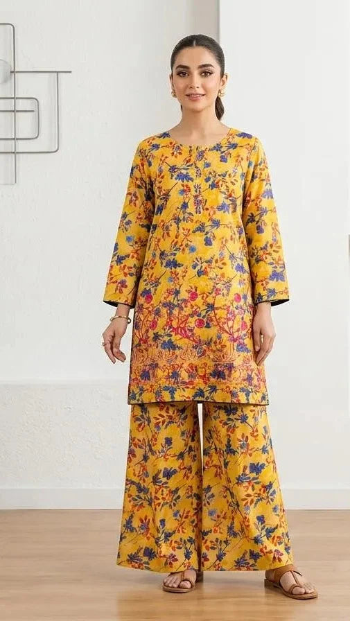 Lawn Women's 2PC Stitched Suit