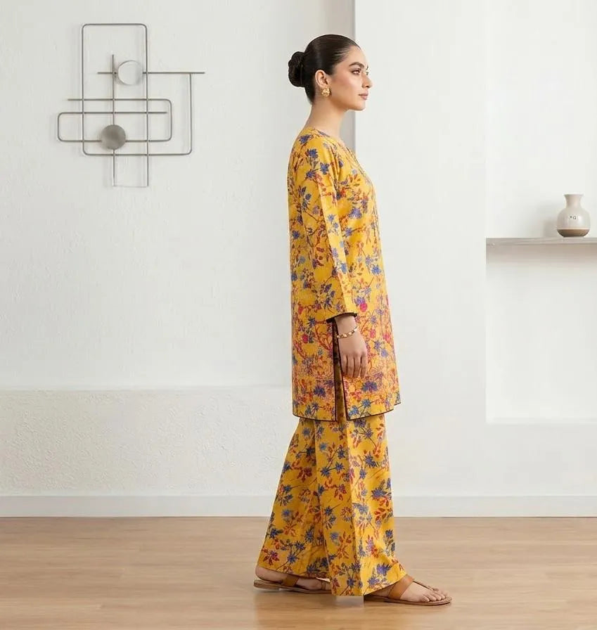Lawn Women's 2PC Stitched Suit
