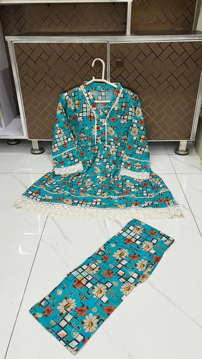 Lawn Women's 2PC Stitched Suit
