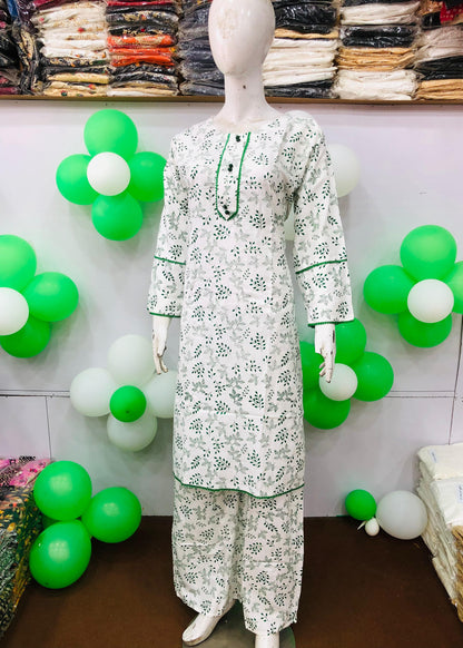 AZADI SALE SUMMER LINEN 2 PIECE. LONG LENGTH ( Bail )