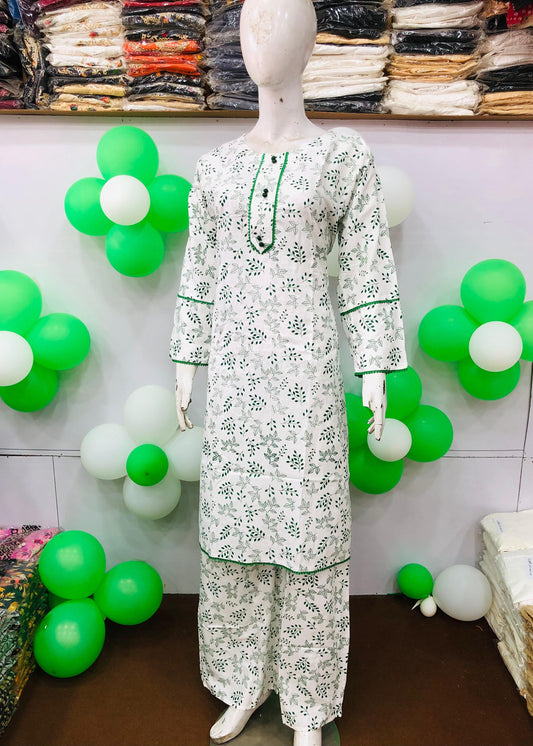 AZADI SALE SUMMER LINEN 2 PIECE. LONG LENGTH ( Bail )