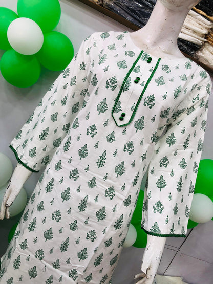 AZADI SALE SUMMER LINEN 2 PIECE. REGULAR LENGTH ( Plant )