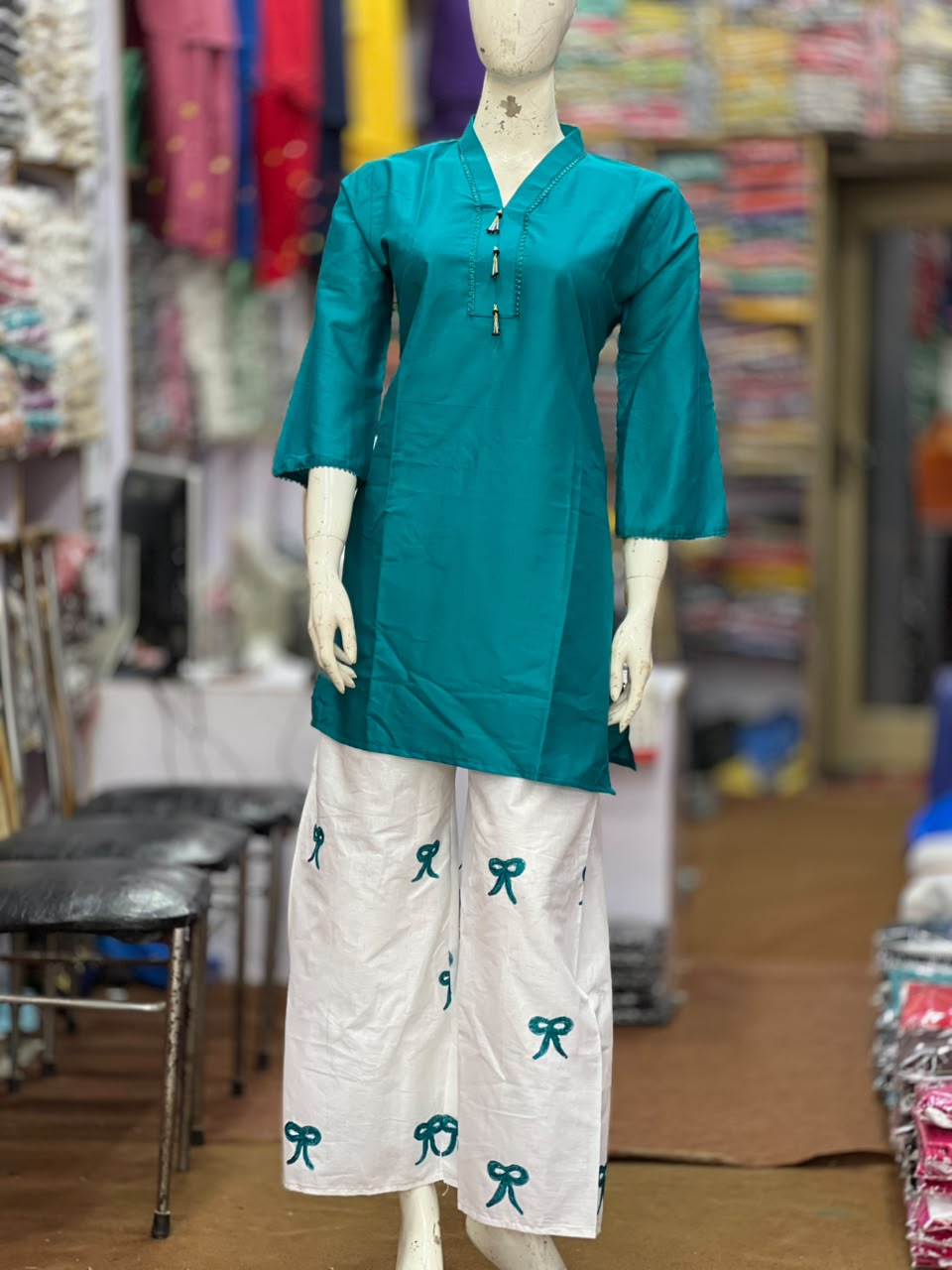 Lawn Cotton STICHED Embroidered 3-Piece Suit