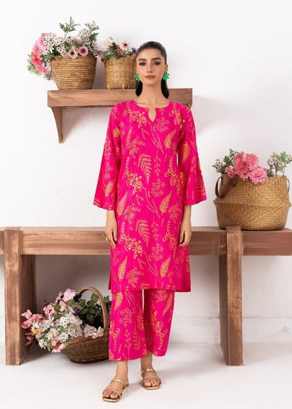 Petal Design Summer Linen Suit – Trendy & Lightweight,  1390 with free delivery (Pink)