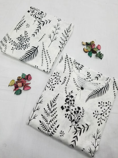 Petal Design Summer Linen Suit – Trendy & Lightweight,  1390 with free delivery (White)