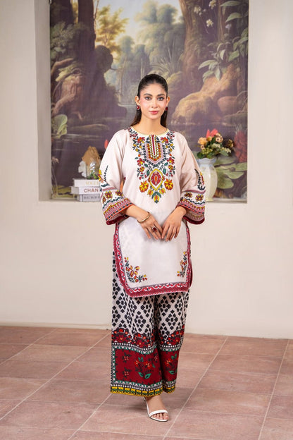 Zaitoon (Stitched 2 Pcs) Siky Lawn
