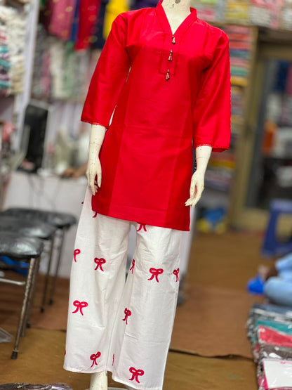 Lawn Cotton STICHED Embroidered 3-Piece Suit